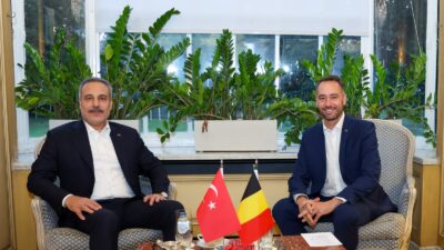 Dışişleri Bakanı Hakan Fidan, resmi temaslarda bulunmak üzere gittiği Belçika’nın