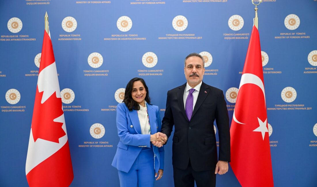 Dışişleri Bakanı Hakan Fidan, resmi temaslar kapsamında başkente gelen Kanada
