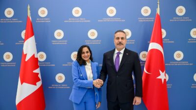 Dışişleri Bakanı Hakan Fidan, resmi temaslar kapsamında başkente gelen Kanada