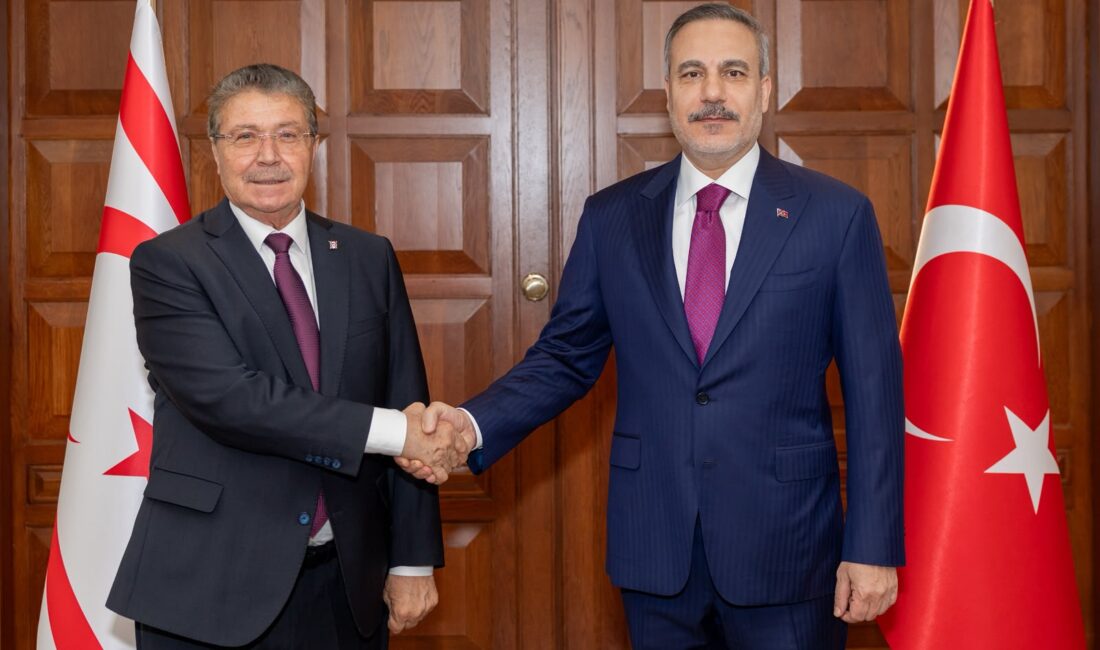 Dışişleri Bakanı Hakan Fidan, Kuzey Kıbrıs Türk Cumhuriyeti (KKTC) Başbakanı