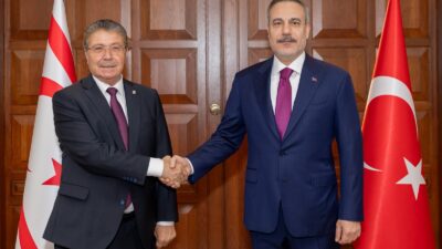 Dışişleri Bakanı Hakan Fidan, Kuzey Kıbrıs Türk Cumhuriyeti (KKTC) Başbakanı