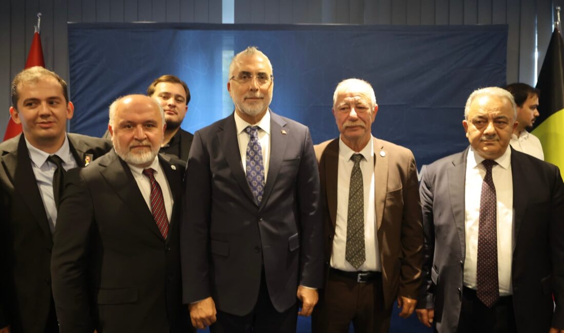 Çalışma ve Sosyal Güvenlik Bakanı Vedat Işıkhan, Belçika’nın başkenti Brüksel’de