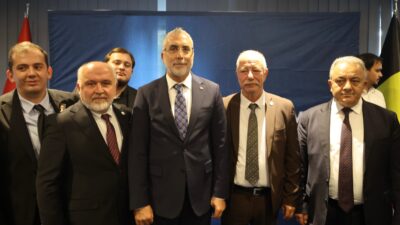 Çalışma ve Sosyal Güvenlik Bakanı Vedat Işıkhan, Belçika’nın başkenti Brüksel’de