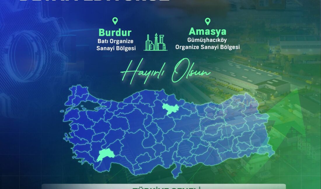 Sanayi ve Teknoloji Bakanı Mehmet Fatih Kacır, Burdur Batı Organize