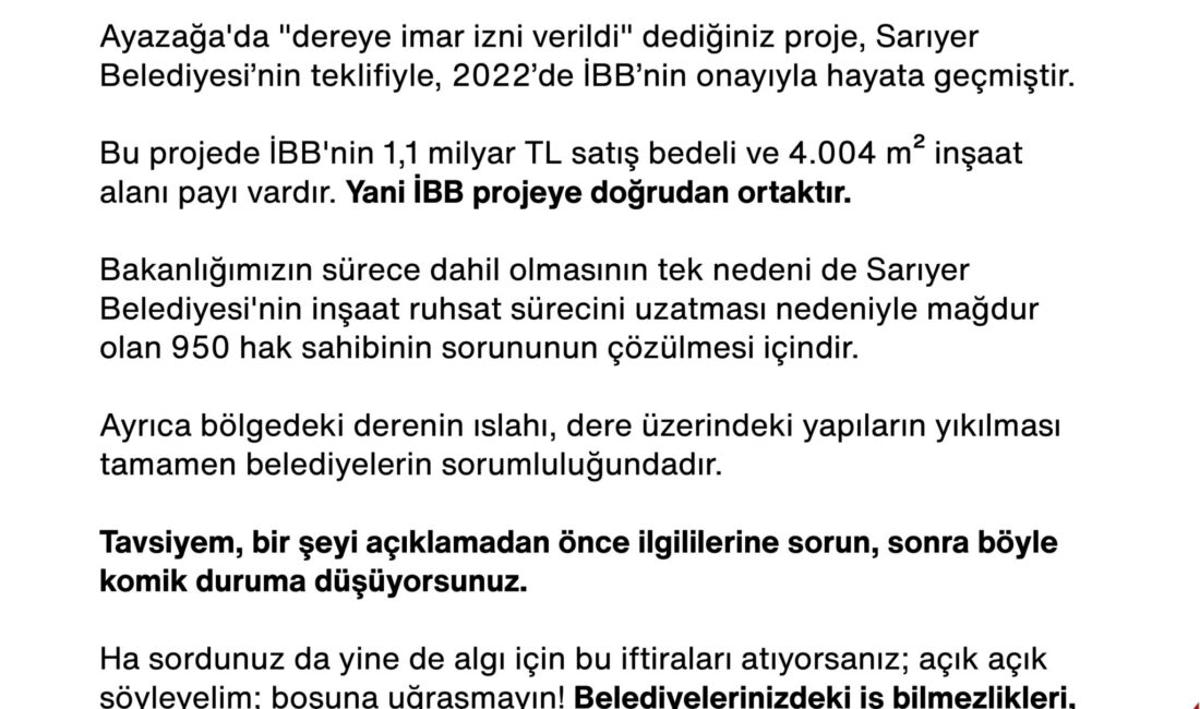 Çevre, Şehircilik ve İklim Değişikliği Bakanı Murat Kurum, parti grubunda