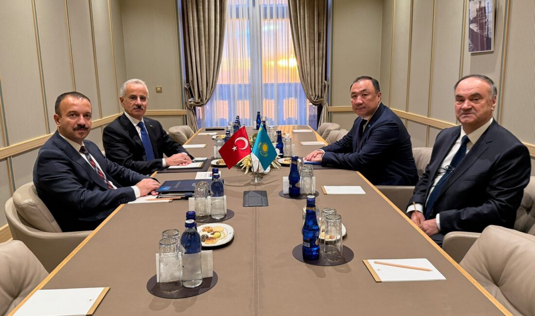 ANKARA / TEKHA Ulaştırma ve Altyapı Bakanı Abdulkadir Uraloğlu, Kazakistan