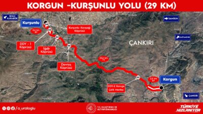 Ulaştırma ve Altyapı Bakanı Abdulkadir Uraloğlu, Çankırı’daki resmi temasları kapsamında