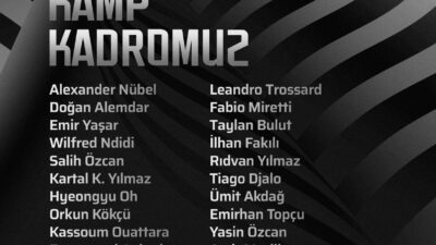 Beşiktaş, UEFA Avrupa Ligi’nin 2’nci haftasında deplasmanda Almanya temsilcisi Hoffenheim