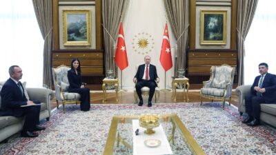 Cumhurbaşkanı Recep Tayyip Erdoğan, Özbekistan Cumhurbaşkanlığı İdaresi Başkanı Saida Mirziyoyeva’yı