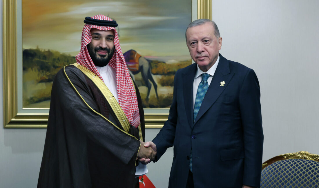 Cumhurbaşkanı Recep Tayyip Erdoğan, Suudi Arabistan Veliaht Prensi Muhammed bin