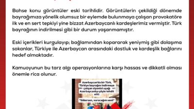 ANKARA / TEKHA İletişim Başkanlığı Dezenformasyonla Mücadele Merkezi (DMM), Azerbaycan’da