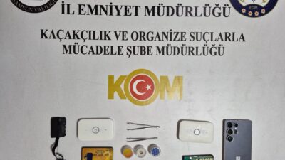 Samsun’un Canik ilçesindeki bir okulda yapılan motorlu taşıt sürücü adaylığı