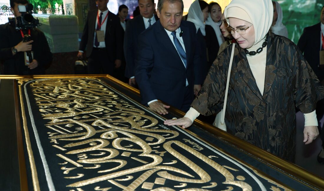 Cumhurbaşkanı Recep Tayyip Erdoğan’ın eşi Emine Erdoğan, Özbekistan temasları kapsamında