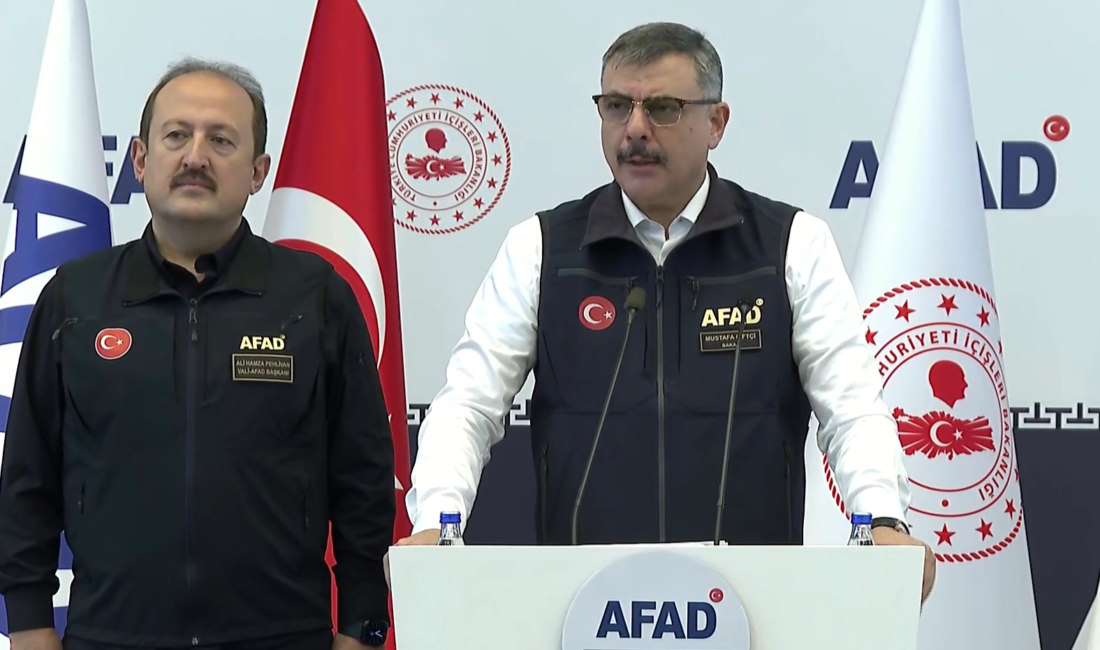 İçişleri Bakanı Mustafa Çiftçi, Afet ve Acil Durum Yönetimi Başkanlığı