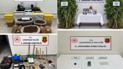 Çanakkale İl Jandarma Komutanlığı Kaçakçılık ve Organize Suçlarla Mücadele (KOM)