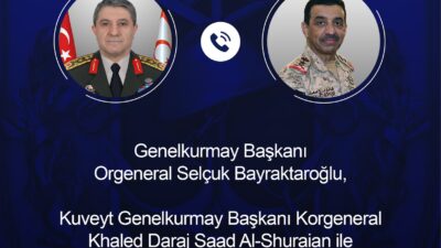 Genelkurmay Başkanı Orgeneral Selçuk Bayraktaroğlu, Kuveyt Genelkurmay Başkanı Korgeneral Khaled