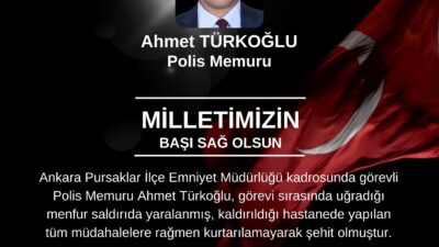 Tunceli Valisi Şefik Aygöl, Ankara’nın Pursaklar ilçesinde vazifesi başındayken menfur