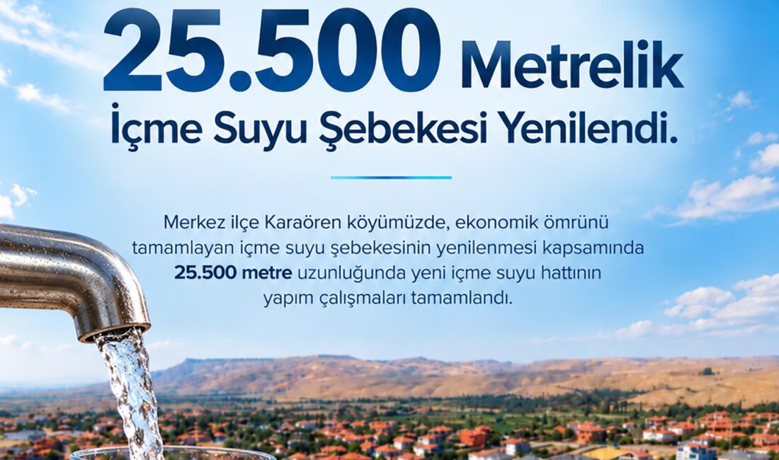 Aksaray merkez ilçeye bağlı Karaören Köyü’nde kullanım ömrünü dolduran eski