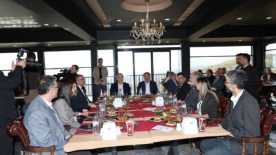 Elazığ Valisi Dr. Numan Hatipoğlu, TMMOB Mimarlar Odası Elazığ Şubesi