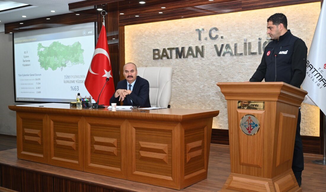Batman’ın olası afet ve acil durumlara karşı dayanıklılığını artırmak, muhtemel