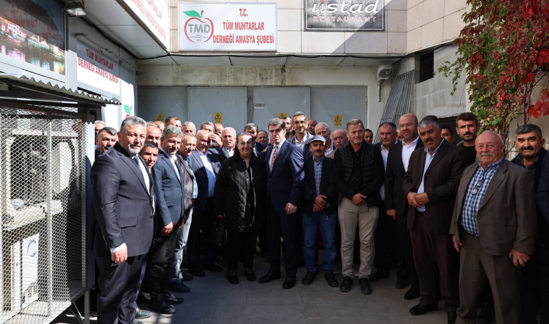 AMASYA / TEKHA Amasya Valisi Önder Bakan, 19 Ekim Muhtarlar
