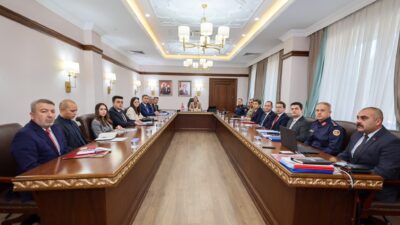 Burdur Valisi Tülay Baydar Bilgihan başkanlığında il genelindeki emniyet, asayiş