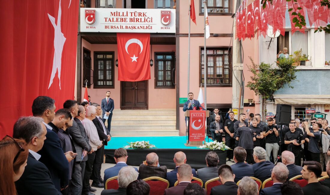 Millî Türk Talebe Birliği (MTTB) Bursa İl Başkanlığının yeni hizmet