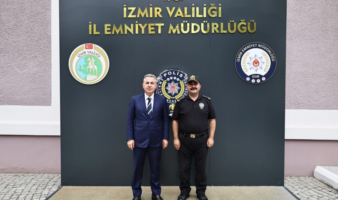 İzmir Valisi Dr. Süleyman Elban, kentin yeni İl Emniyet Müdürü