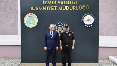 İzmir Valisi Dr. Süleyman Elban, kentin yeni İl Emniyet Müdürü