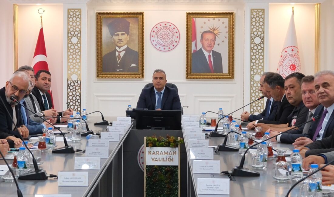 Karaman İl Turizm Tanıtım ve Geliştirme Koordinasyon Kurulu Toplantısı, Vali