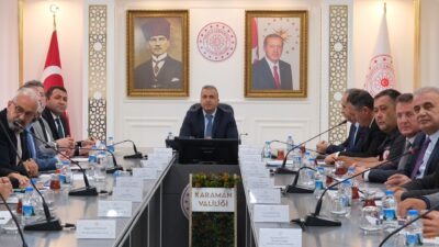 Karaman İl Turizm Tanıtım ve Geliştirme Koordinasyon Kurulu Toplantısı, Vali