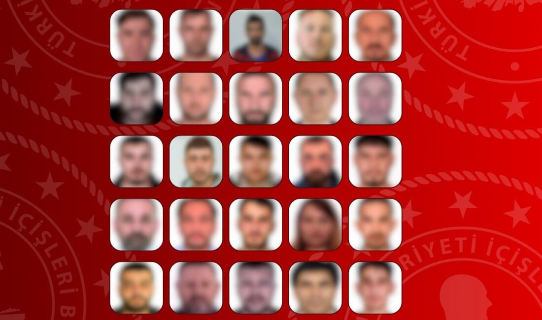 İçişleri Bakanlığı koordinesinde yürütülen operasyonlar kapsamında, 23 Eylül ile 23