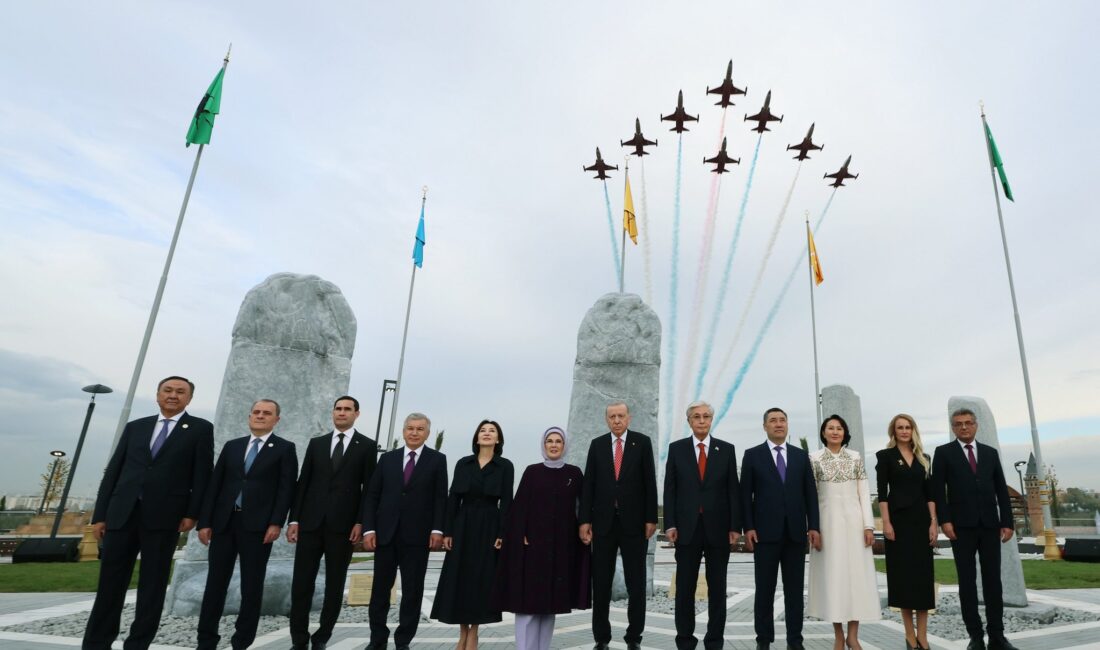 ANKARA / TEKHA Cumhurbaşkanı Recep Tayyip Erdoğan ile beraberindeki heyet,