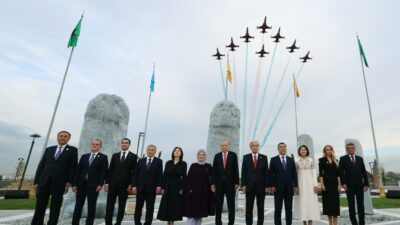 ANKARA / TEKHA Cumhurbaşkanı Recep Tayyip Erdoğan ile beraberindeki heyet,