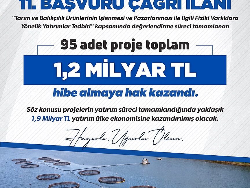 Tarım ve Orman Bakanı İbrahim Yumaklı, IPARD 3 programı 11’inci