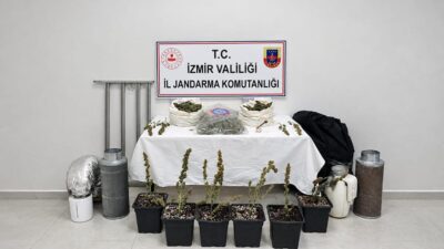 İzmir İl Jandarma Komutanlığı Narkotik Suçlarla Mücadele Şube Müdürlüğü ekipleri,