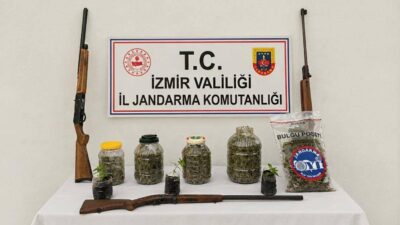 İZMİR / TEKHA İzmir’in Ödemiş ilçesinde jandarma ekiplerince gerçekleştirilen operasyonda