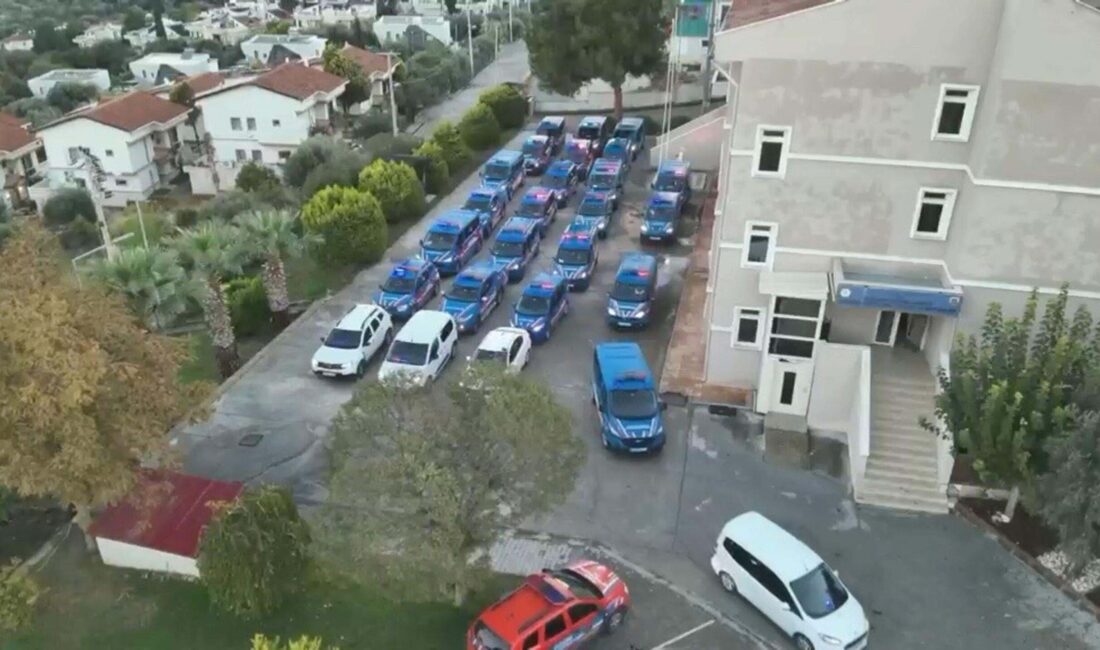 AYDIN / TEKHA Kuşadası’nda Jandarma Ekiplerinin Düzenlediği Operasyonda 45 Şüpheli