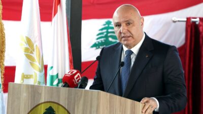 Lübnan Cumhurbaşkanı Joseph Avn, Fransa Dışişleri Bakanı Jean-Noel Barrot başkanlığındaki