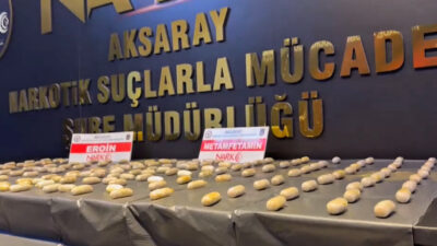 Aksaray Emniyet Müdürlüğü Narkotik Suçlarla Mücadele Şubesi ekipleri, uyuşturucu ticaretine