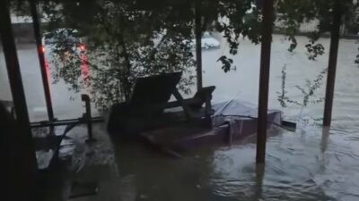 İstanbul genelinde gün boyu aralıksız süren şiddetli yağış, Sarıyer ilçesinde