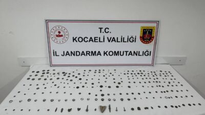 Kocaeli İl Jandarma Komutanlığı ekipleri, tarihi eser kaçakçılığını önlemeye yönelik