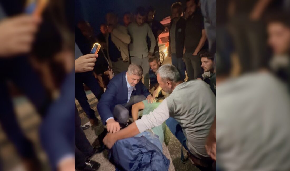 Adıyaman’da yolun karşısına geçmeye çalıştığı sırada hafif ticari aracın çarptığı