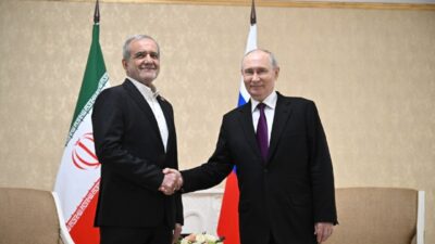 Rusya Devlet Başkanı Vladimir Putin, Türkmenistan’ın Türkmenbaşı kenti yakınlarında yer