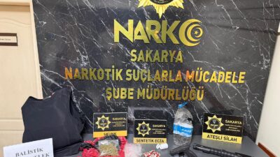 Sakarya İl Emniyet Müdürlüğü Narkotik Suçlarla Mücadele Şube Müdürlüğü ekipleri,