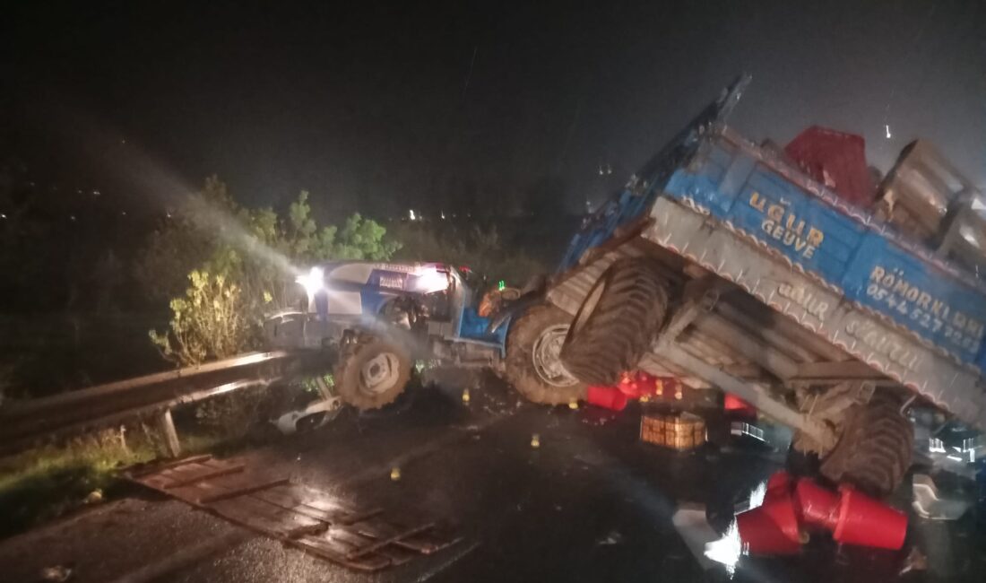 Sakarya’nın Geyve ilçesinde dün akşam saatlerinde üç aracın karıştığı feci