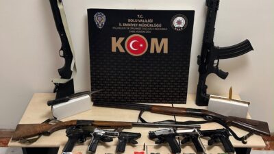Bolu’da sanal medya platformları üzerinden silahlı ve suç unsuru barındıran