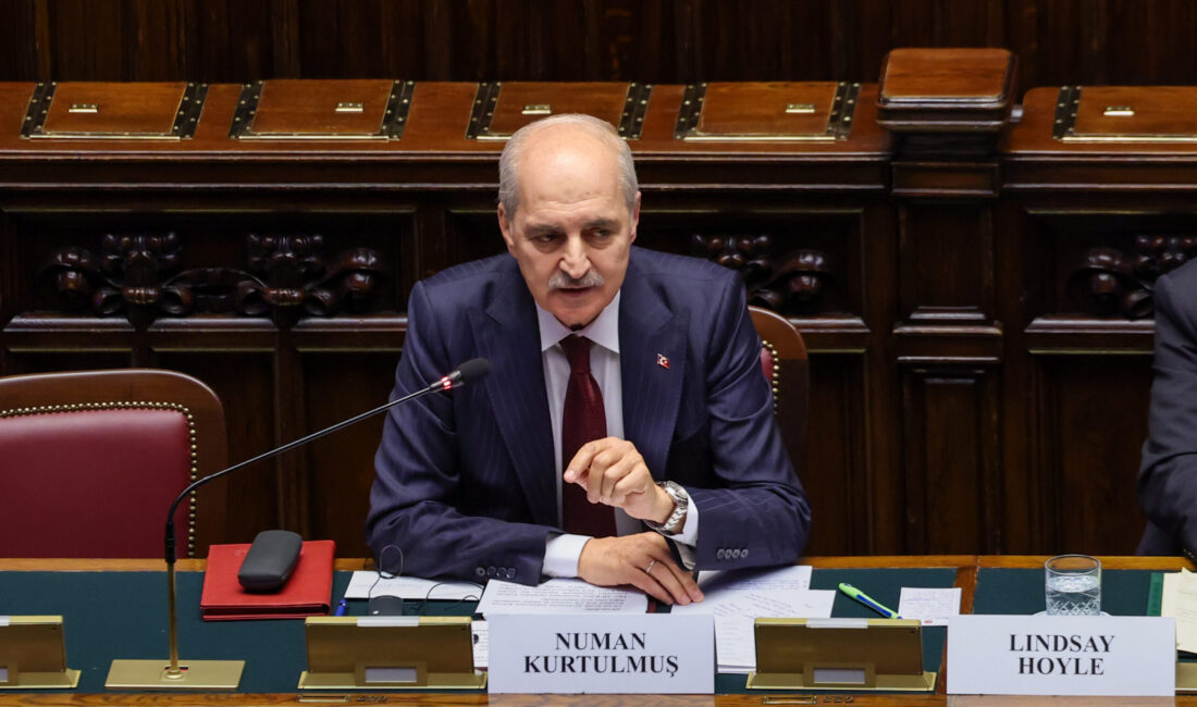 Türkiye Büyük Millet Meclisi (TBMM) Başkanı Numan Kurtulmuş, Roma’da düzenlenen