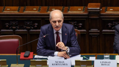 Türkiye Büyük Millet Meclisi (TBMM) Başkanı Numan Kurtulmuş, Roma’da düzenlenen