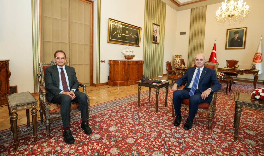 Türkiye Büyük Millet Meclisi (TBMM) Başkanı Numan Kurtulmuş, İtalya’nın Ankara